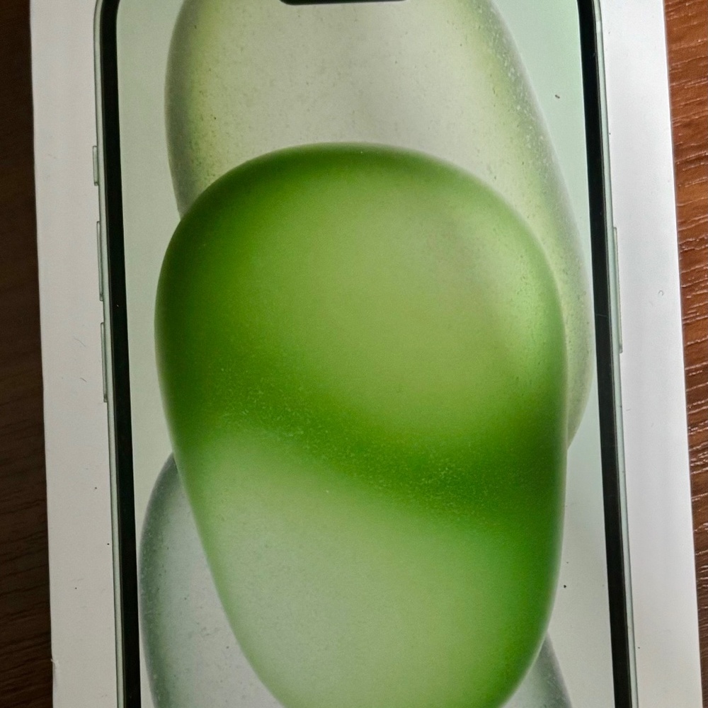 Apple iPhone 15 Empty Box (green)